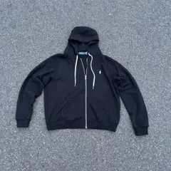 Polo by Ralph Lauren 黒 ジップアップパーカー M