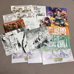 ヒロアカ　映画・原画展　パンフ、色紙、ポスカまとめ売り