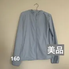 UNIQLO エアリズム 水色パーカー160センチ