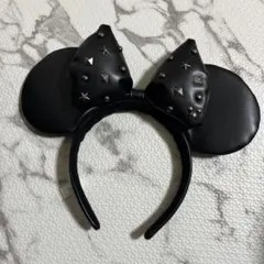 ディズニーランド ミニーちゃんレザーカチューシャ