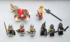早いもの勝ち正規品LEGOミニフィグ　希少ナイトキングダム8体セット