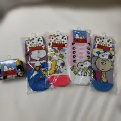 未開封　スヌーピー　靴下　5足セット