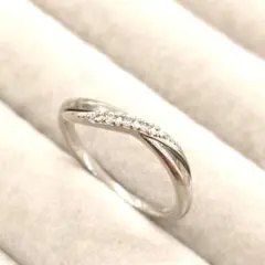 4℃ シルバー925 ツイストデザインリング