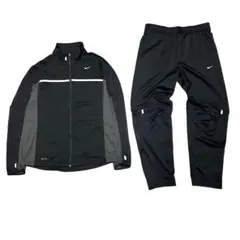 ナイキ ジャージ 上下 セットアップ ドライフィット ブラック Y2K L