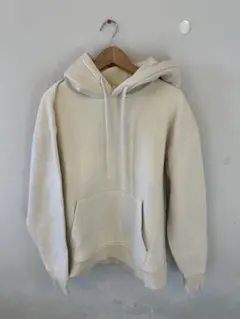 ZARA クリーム色 フード付きパーカー