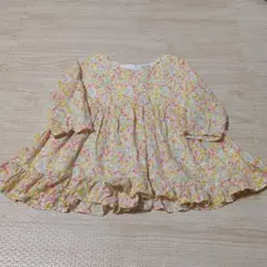 petit main 花柄七分袖チュニック 90