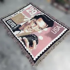 エルビスプレスリー　マルチカバー　ソファカバー　ヴィンテージラグ　131x178