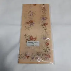 新品未使用☆HARDY AMIES ハンカチ 花柄 ピンク 綿100%のサムネイル