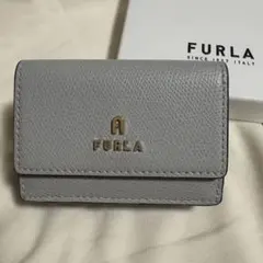 FURLA 名刺入れ グレー - メルカリ