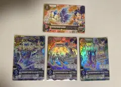 アイカツカード 霧矢あおい クリスタルアクエリアスコーデ 4枚セット