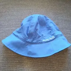 キッズmontbell 帽子 リバーシブル ライトブルー・ネイビー