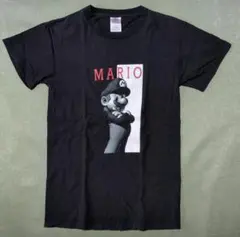ビンテージ DELTA スーパーマリオ　スカーフェイス　パロディ Tシャツ nintendo mario 