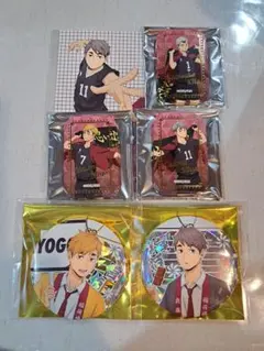 ハイキュー　宮侑　宮治　北信介　グッズセット　横断幕　スクエア缶バッジ　物産展