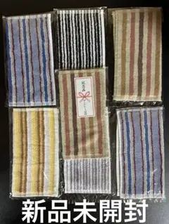 ストライプハンカチ7枚セット
