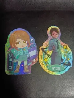 銀河特急ミルキー・サブウェイ キャラカットステッカー RYOKO リョーコ