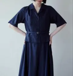 foufou グレンチェック ラウンドカラーワンピース - メルカリ