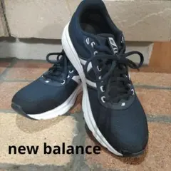 【New Balance】 メンズ　ネイビー ランニングシューズ　25.5cm