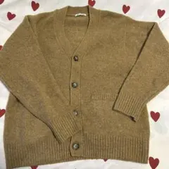 GU ベージュ カーディガン Sサイズ