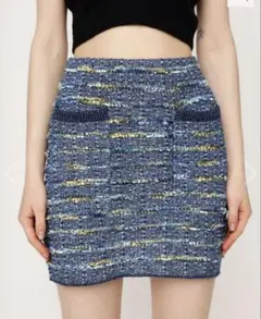 SLY KNIT TWEED ショートスカートのサムネイル