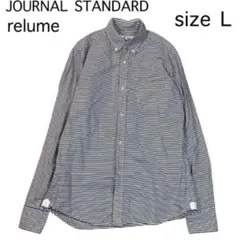 size L JOURNAL STANDARD relume コットンシャツ