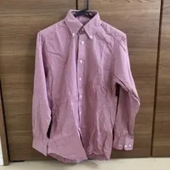 GITMANBros. 赤白チェック ボタンダウンシャツ