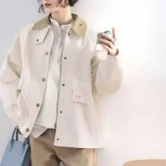 JaVa ジャバ。お洒落の格上げ。裏地キルティングコットンワークカバーオール