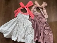 マールマール2枚セット♡MARLMARL エプロンドレス80〜90