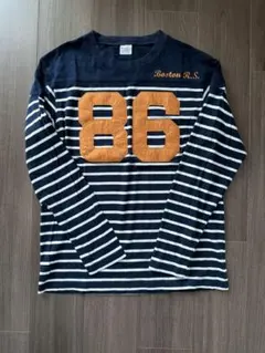 Champion Boston R.S. 86 長袖Tシャツ Lサイズ ネイビー