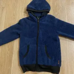 BATSUSTUDIO 軽量フリースジャケット 160 ネイビー