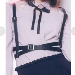 【EAT ME】クロスハーネスベルト【黒/美品】のサムネイル