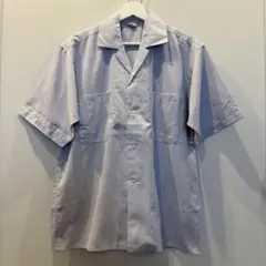 60s USA製 arrow 半袖 ループカラーシャツ オープンカラー ボックス