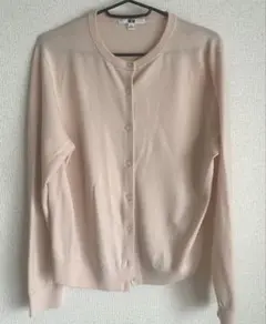 ユニクロ UNIQLO メリノクルーネックカーディガン　uvカット　カーディガン