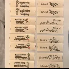 70 布 タグ 約1.5cm 16枚 320円 ハンドメイド　花