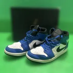 美品 Nike Air Jordan MID スニーカー 青/白