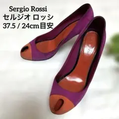 Sergio Rossi セルジオ・ロッシ パンプス オープントゥ ハイヒールのサムネイル