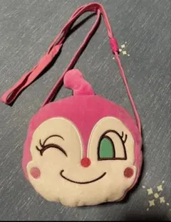 ピンクのドキンちゃんストラップポーチのサムネイル