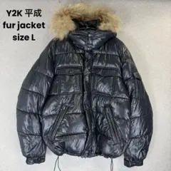 MEN'S MELROSE archive 光沢 肉厚 短丈 リアルファー