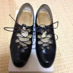 tehen 紐付きパンプス ヒール