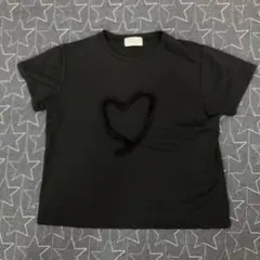BayBee ベイビー　ハート　Tシャツ　黒