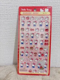 ボンボンドロップシールミニ 赤キティ
