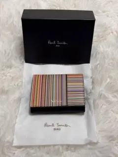 Paul Smith ストライプ 三つ折り財布
