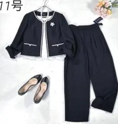 エスプリミュール × シンプリシテェ　パンツスーツ　フォーマル　L