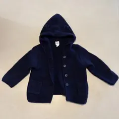 【美品】Gap Baby くま耳フード付き ニット カーディガン 80cm