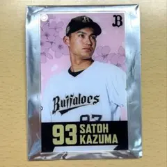 オリックス・バファローズ 佐藤一磨 コロチャレキーホルダー