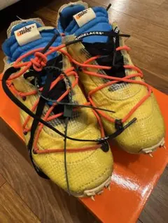 NIKE オフホワイト　27.5 イエローヴェイパーストリート