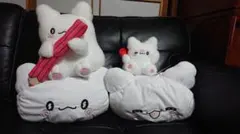 はなまるおばけ ４点セット 新品 ぬいぐるみ ティッシュカバー