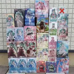 最新プライズフィギュア 18個　初音ミクまとめ売り 3/19まで】未開封☆初音ミク プライズフィギュア 18点セット大量まとめ
