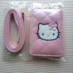 Hello Kitty ハローキティ　ピンクキルト　パスケース　IDケース平成