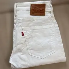 Levi’s 502 W30 白デニム ホワイトパンツ ストレート リーバイスのサムネイル