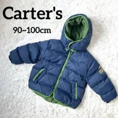 Carter's ネイビー グリーン ダウンジャケット 3T キッズ アウター